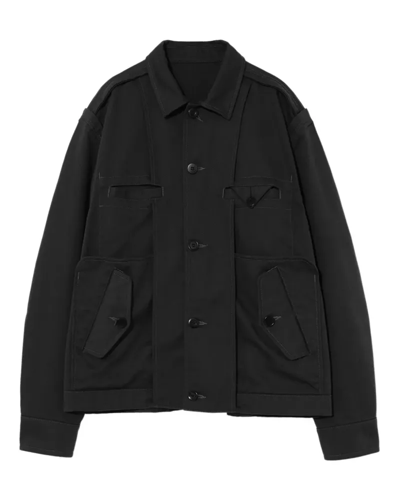 Undercover Klassische Hemdjacke - Schwarz Schwarz