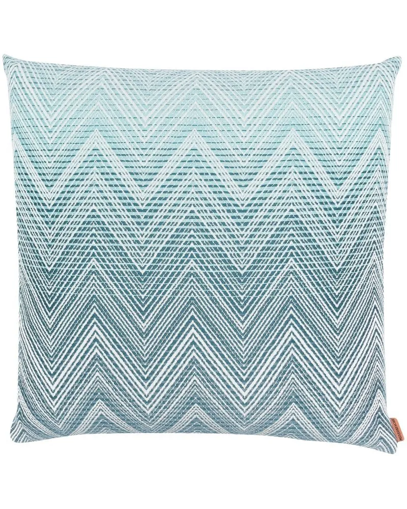 Missoni Home Kissen mit Zickzackmuster - Blau Blau