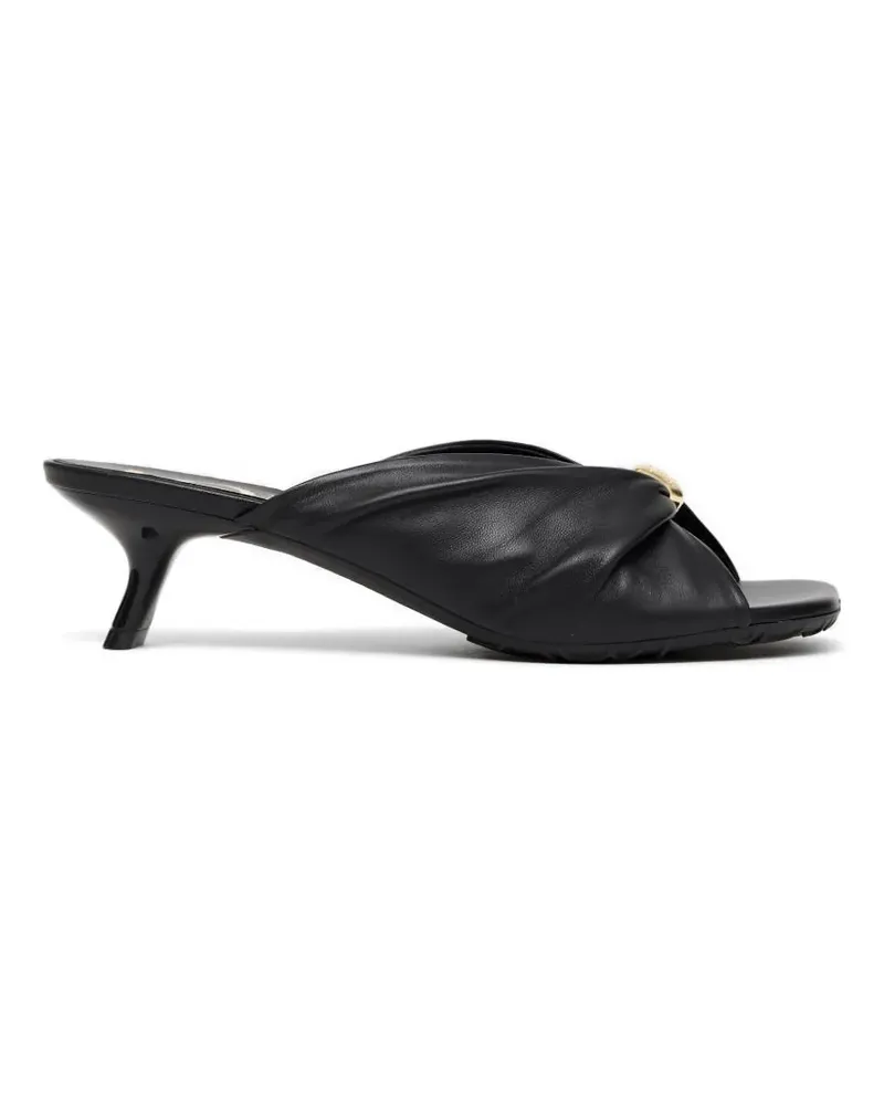 Loewe leather heeled sandals - Schwarz Schwarz