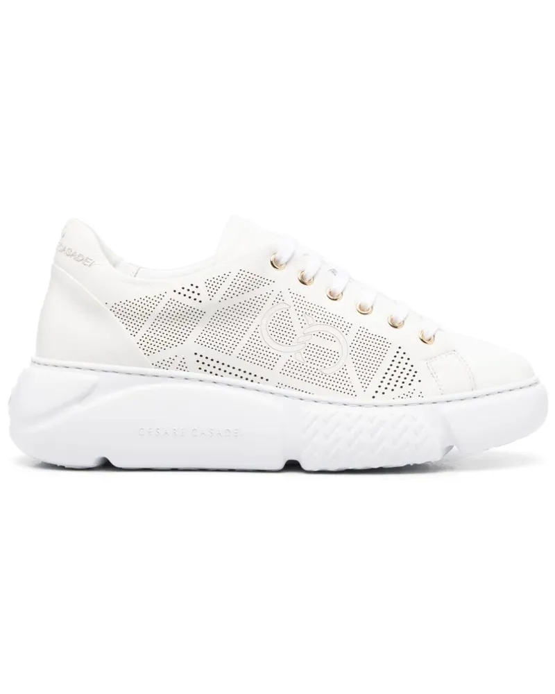Casadei Sneakers mit Schnürung - Weiß Weiß