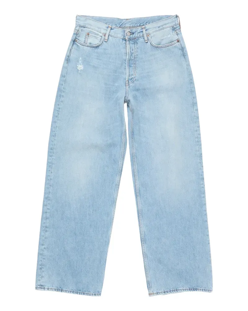 Acne Studios Jeans mit Logo-Patch - Blau Blau