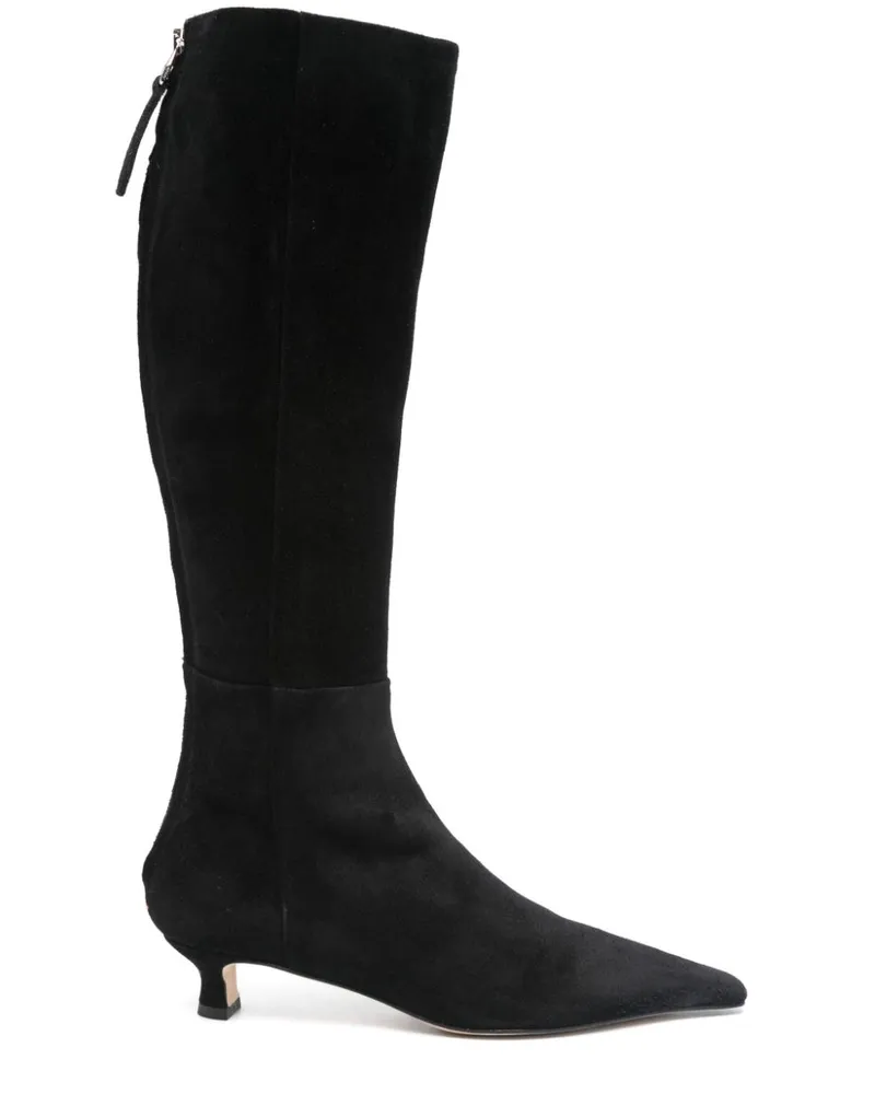 aeyde Zazie Stiefel 35mm - Schwarz Schwarz