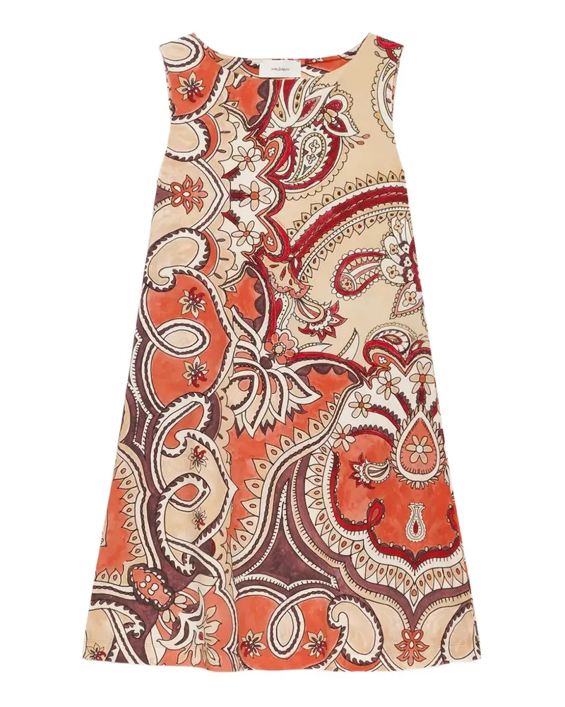 Maliparmi Hippie Lotus paisley-print dress - Nude Nude