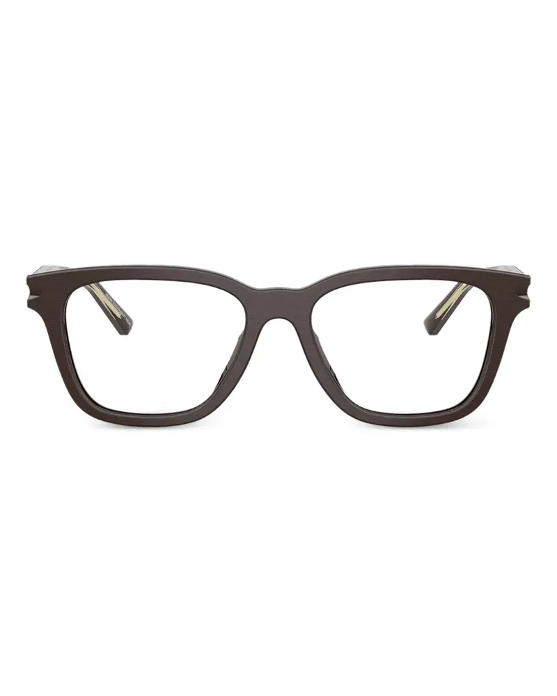Giorgio Armani Brille mit eckigem Gestell - Braun Braun
