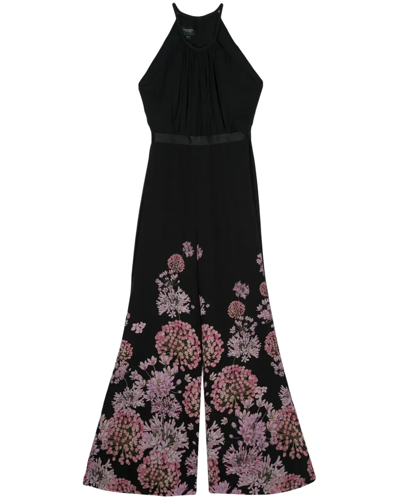 Giambattista Valli Saint-Rémy Seidenjumpsuit - Schwarz Schwarz