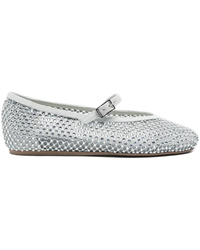 Le Silla Gilda metal-buckle ballet flats - Silber Silber