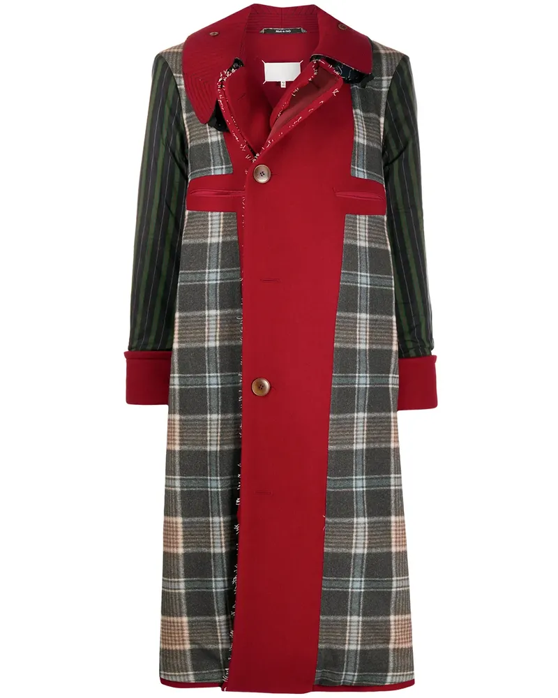 Maison Margiela Midirock mit Karomuster - Grün Grün