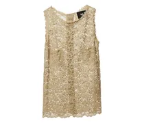 Pre-owned Spitzentop - Nude