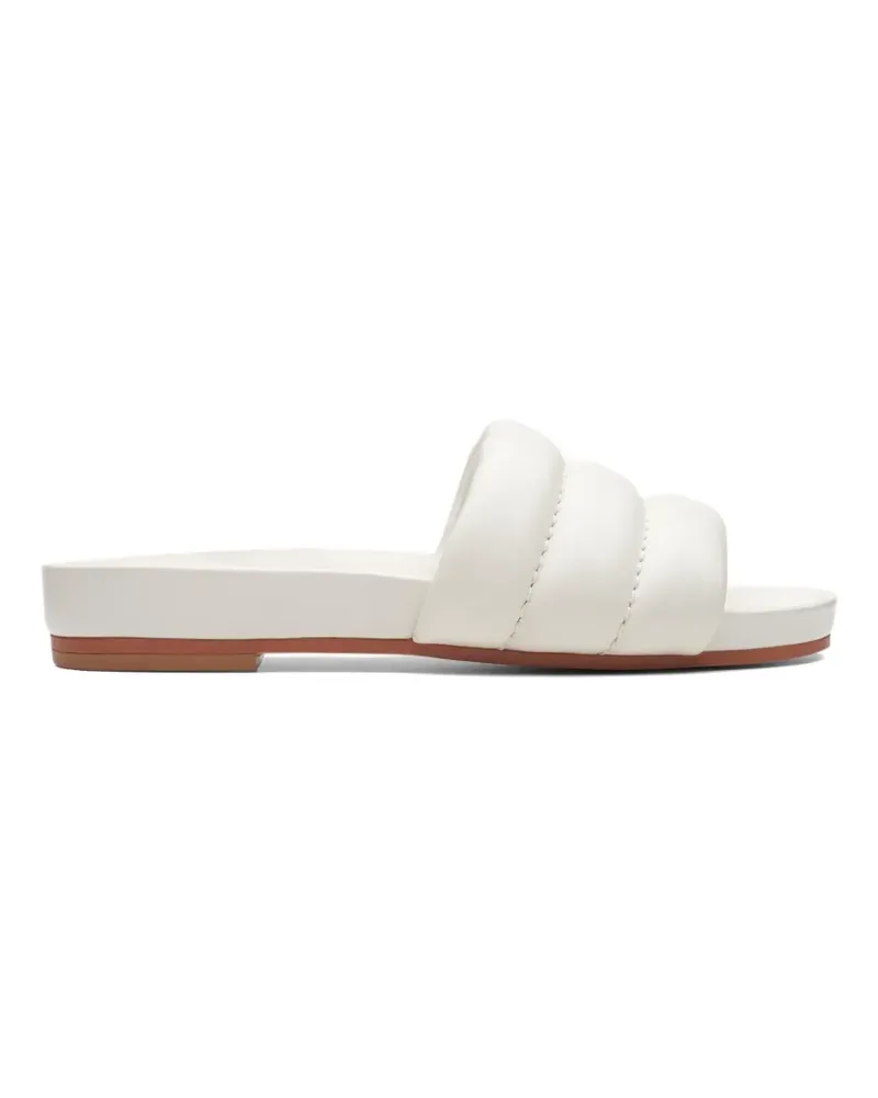 Clarks Wattierte Pure Soft Sandalen - Nude Nude