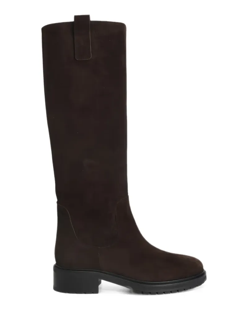 aeyde Kniehohe Stiefel aus Wildleder - Braun Braun