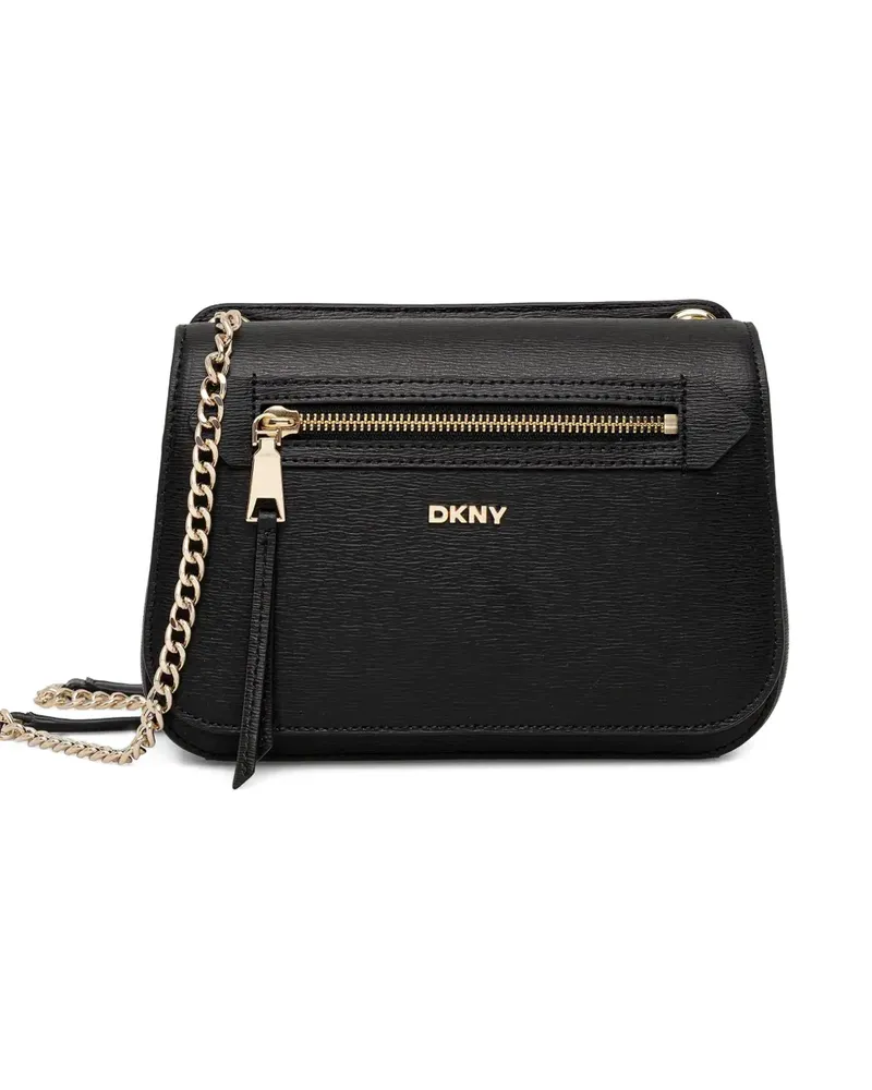 DKNY Bryant zip chain cross body bag - Schwarz Schwarz