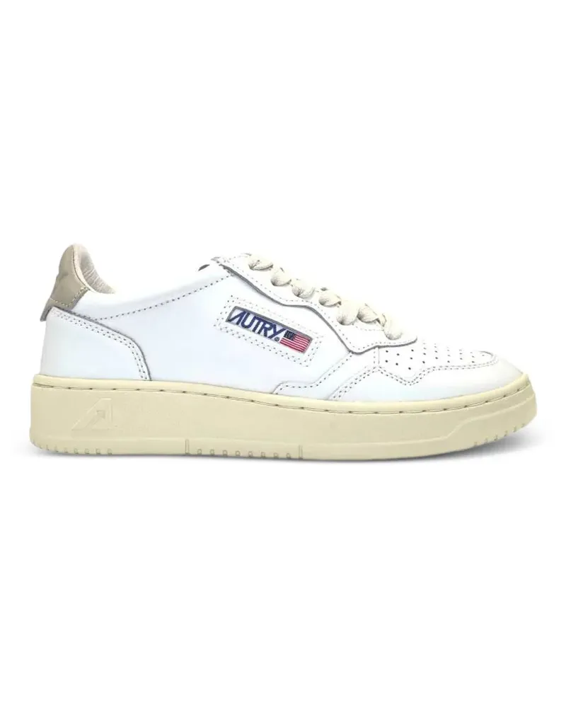 AUTRY Perforierte Medalist Sneakers - Weiß Weiß