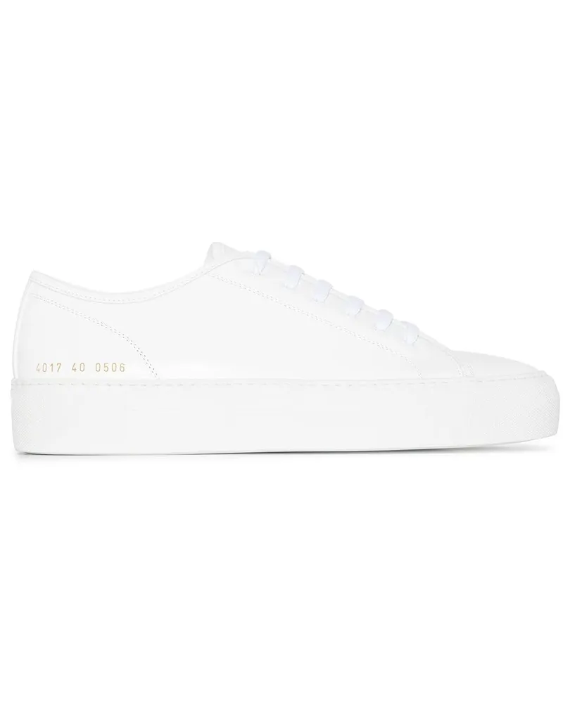 Common Projects Tournament' Sneakers - Weiß Weiß