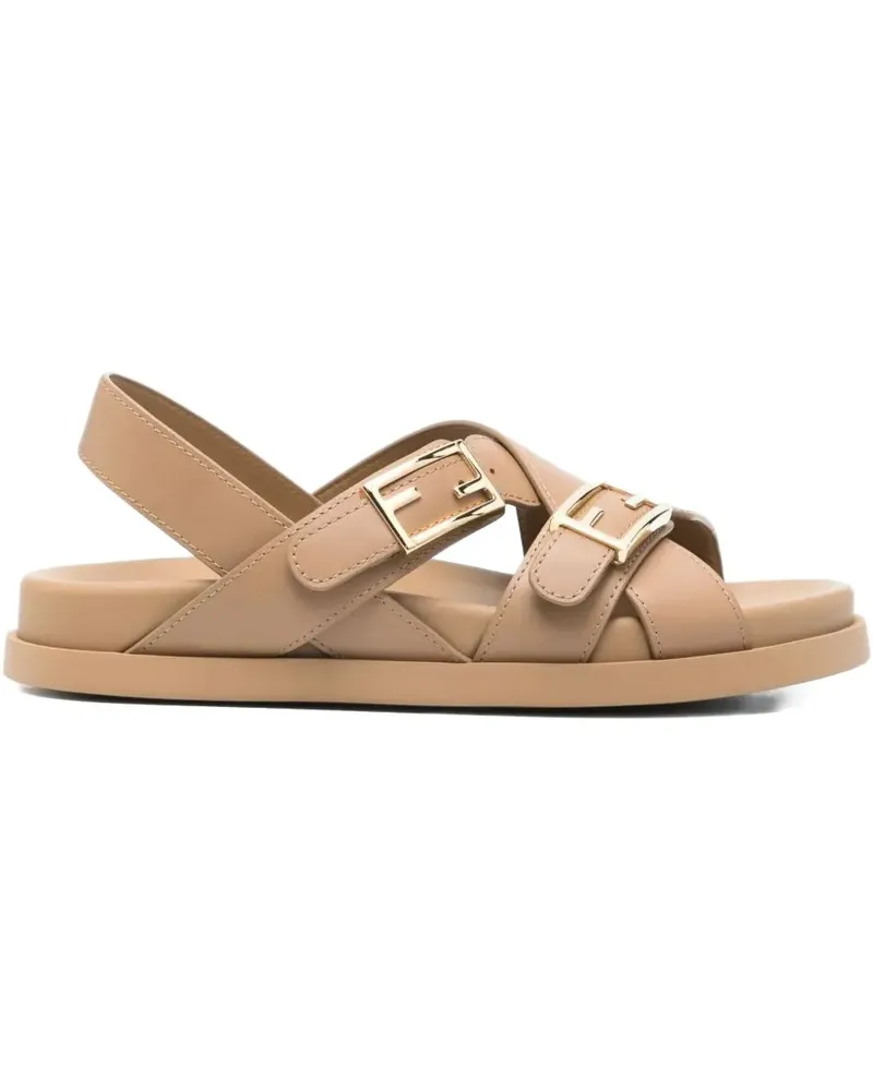 Fendi Sandalen mit Schnallenriemen - Braun Braun