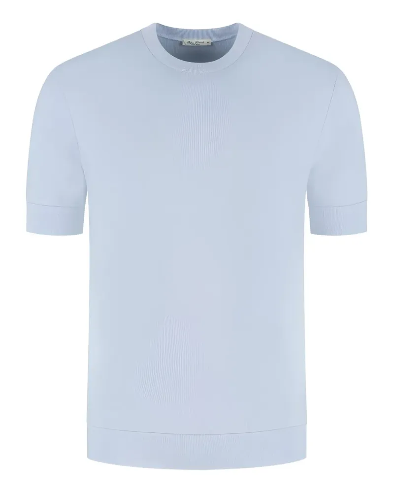 Stefan Brandt T-Shirt mit Rundhalsausschnitt - Blau Blau