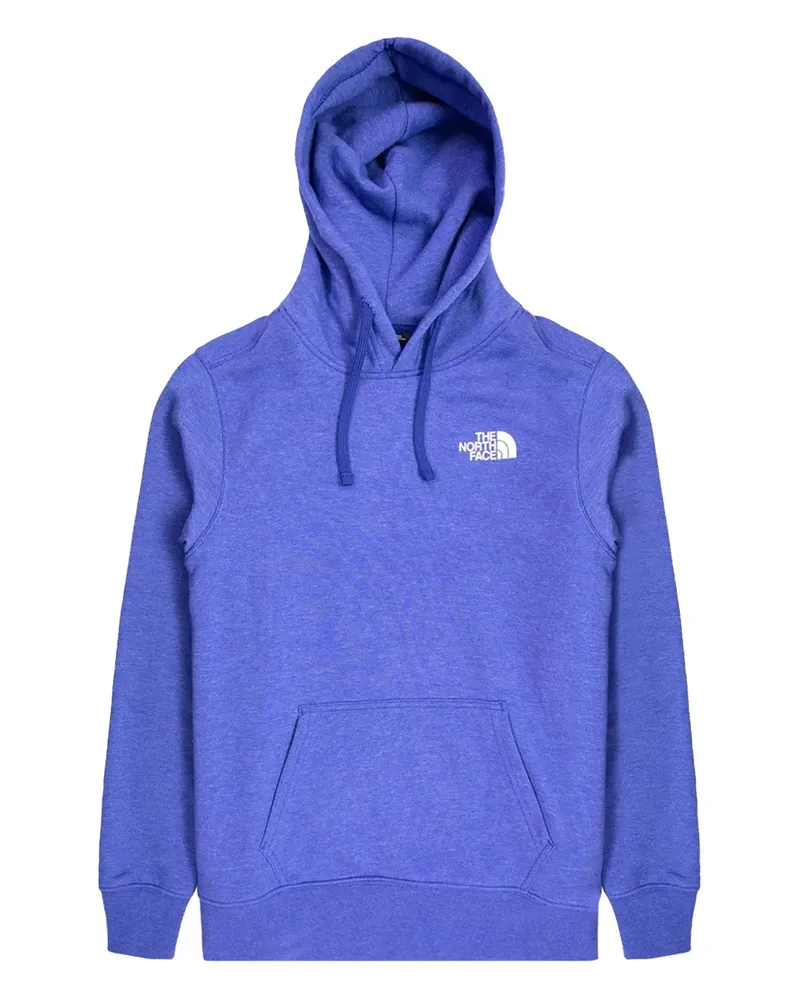 The North Face logo-print hoodie - Blau Blau