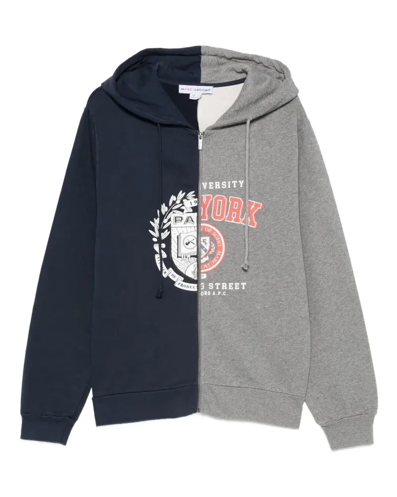 Marc Jacobs x A.up.C. Langärmeliger Hoodie - Blau Blau