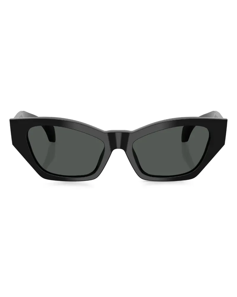 Versace Sonnenbrille mit Cat-Eye-Gestell - Schwarz Schwarz