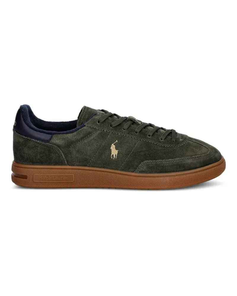 Ralph Lauren Polo Pony suede sneakers - Grün Grün