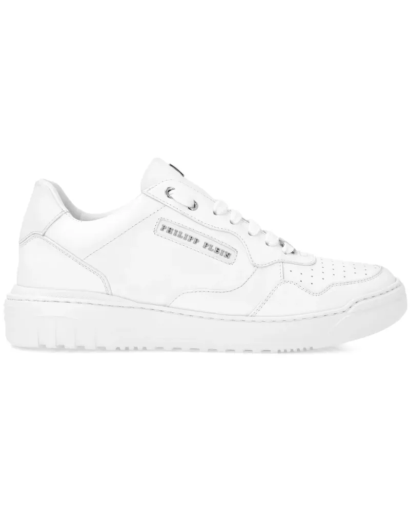Philipp Plein Sneakers mit Logo - Weiß Weiß