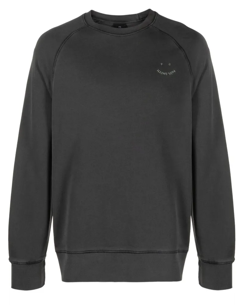 Paul Smith Sweatshirt mit Logo-Stickerei Grau