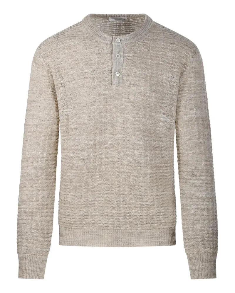 Roberto Collina buttoned knitted sweater - Nude Nude