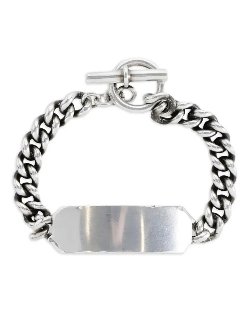 Ann Demeulemeester Kusta Quote Kettenarmband - Silber Silber