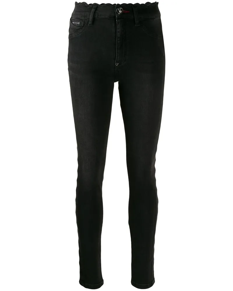 Philipp Plein Statement' Jeggings - Schwarz Schwarz
