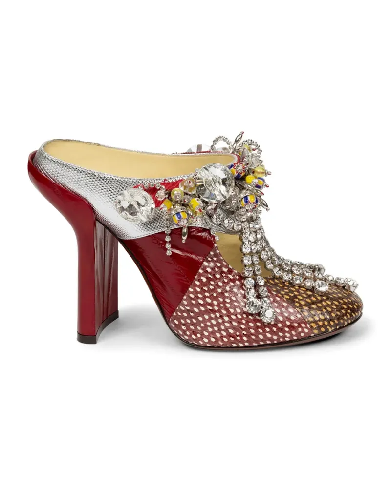 Dries van Noten Verzierte Mules - Nude Nude