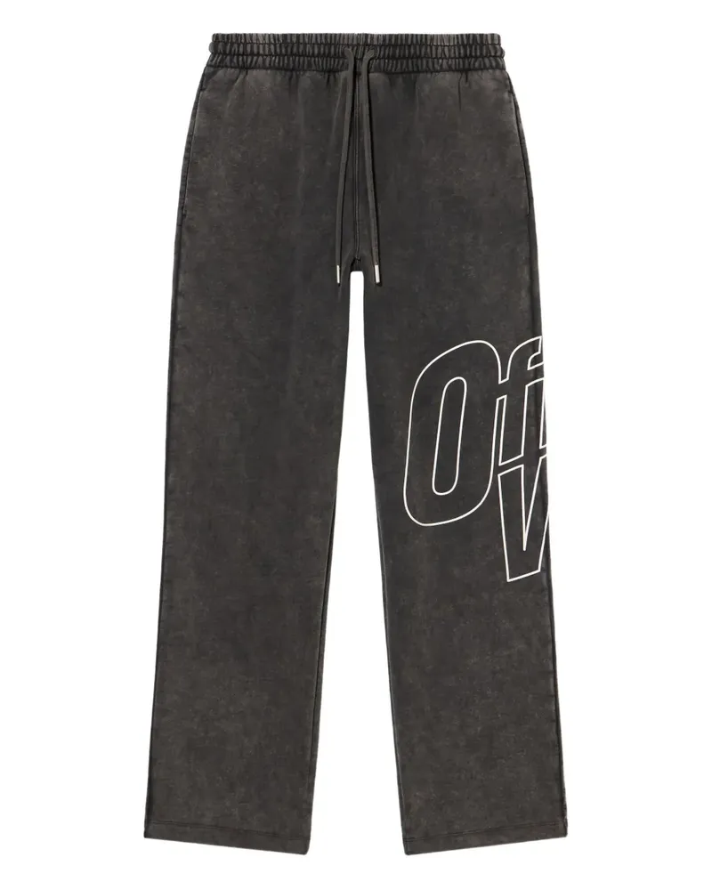 OFF-WHITE Outline Arrow track pants - Schwarz Schwarz