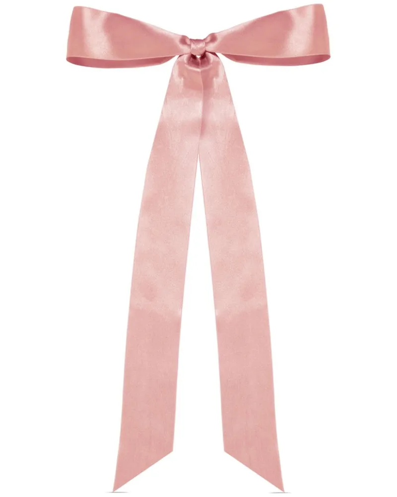 Jennifer Behr Darla Haarspange mit Seidenschleife - Rosa Rosa