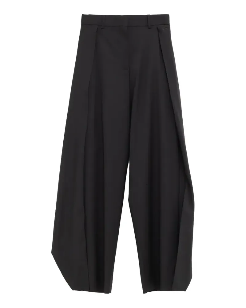 Loewe Plissierte Hose - Schwarz Schwarz