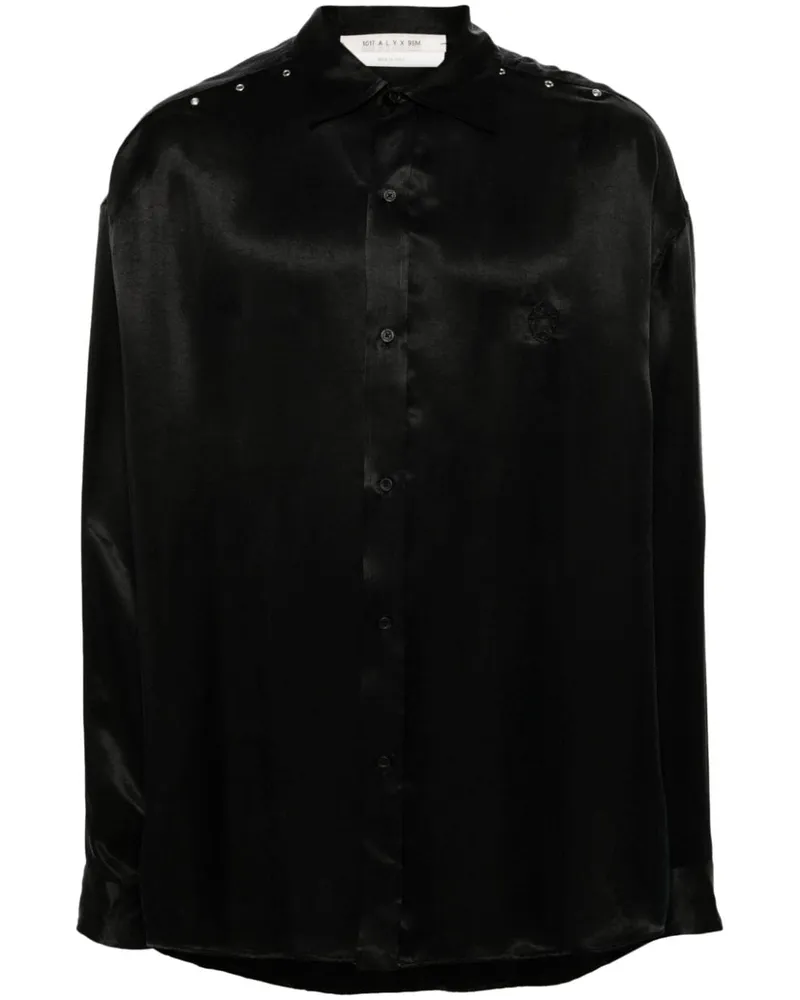 1017 ALYX 9SM Hemd mit Ösendetail - Schwarz Schwarz