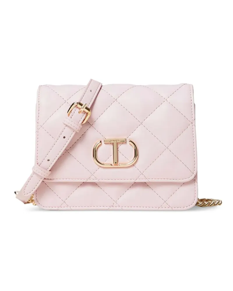 Twin-Set Gesteppte Schultertasche - Rosa Rosa