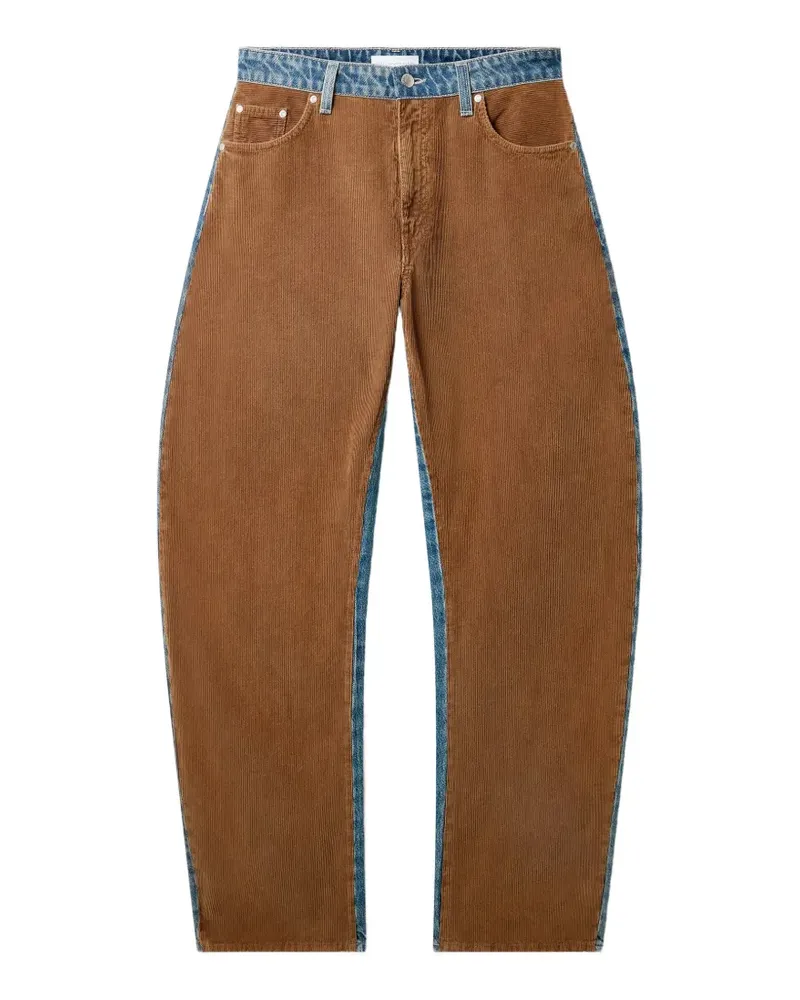 Stella McCartney corduroy-panelled jeans - Braun Braun