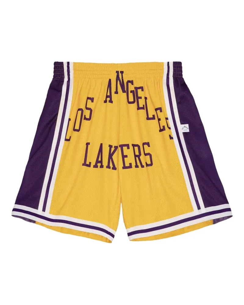 Mitchell & Ness x NBA LA Lakers Blown Out Shorts - Gelb Gelb