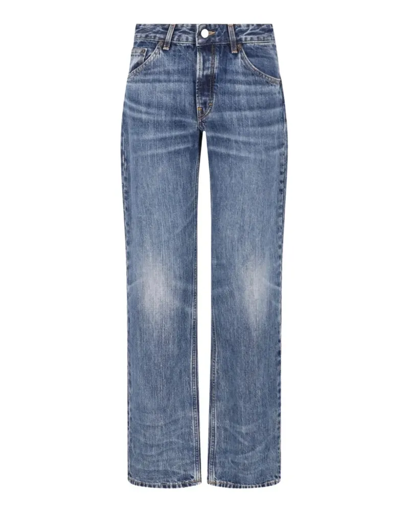 JEANERICA Ausgeblichene Kyoto Droit Straight-Leg-Jeans - Blau Blau