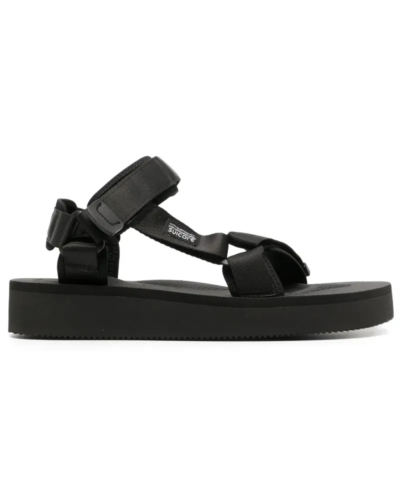 SUICOKE DEPA-2PO Plateau-Sandalen - Schwarz Schwarz