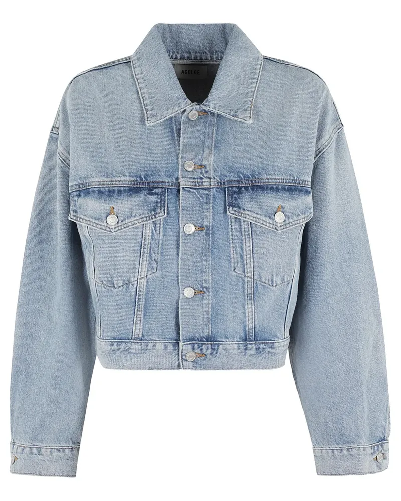 AGOLDE Klassische Jeansjacke - Braun Braun