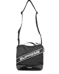 Supreme Being Black Schultertasche mit Logo Schwarz