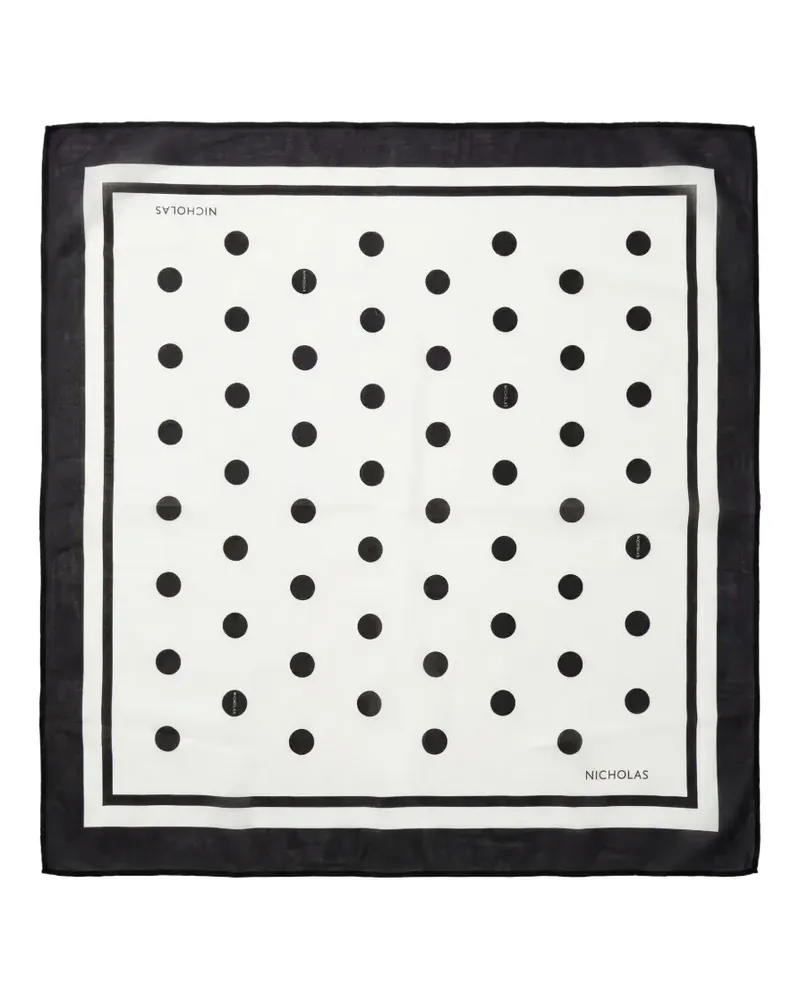 NICHOLAS Luiza head scarf - Weiß Weiß