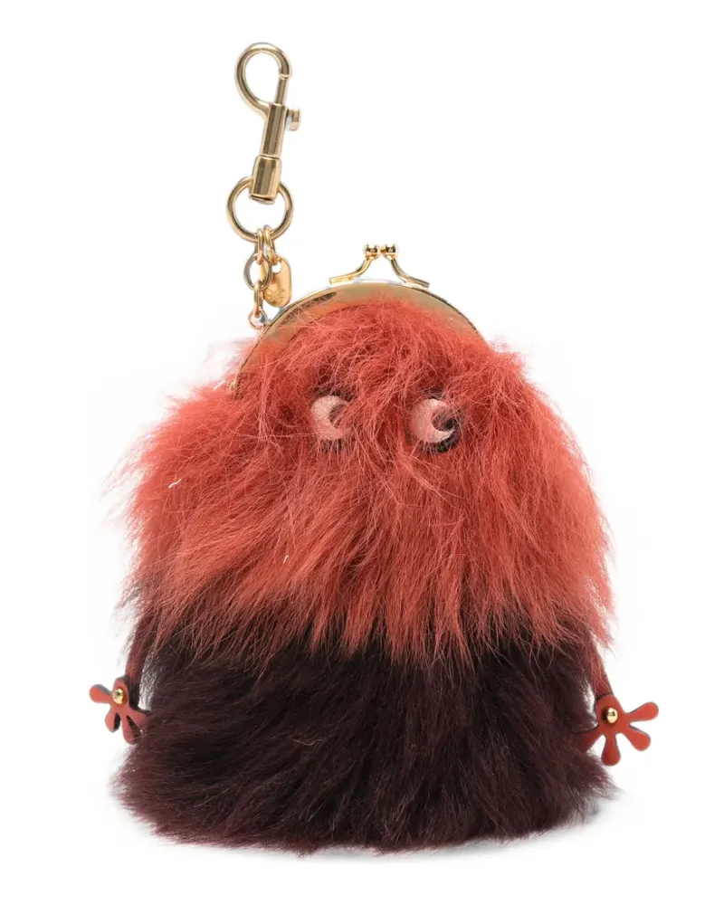 Anya Hindmarch Space Creature Portemonnaie mit Karabinerverschluss - Rot Rot