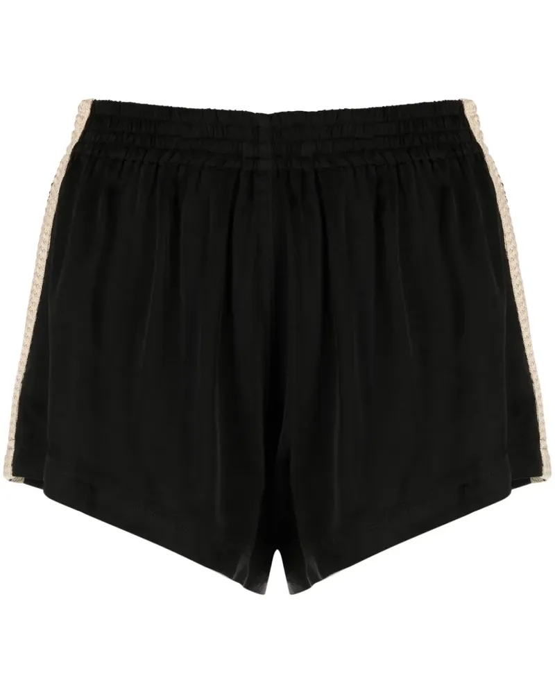 Palm Angels Joggingshorts mit Streifen - Schwarz Schwarz