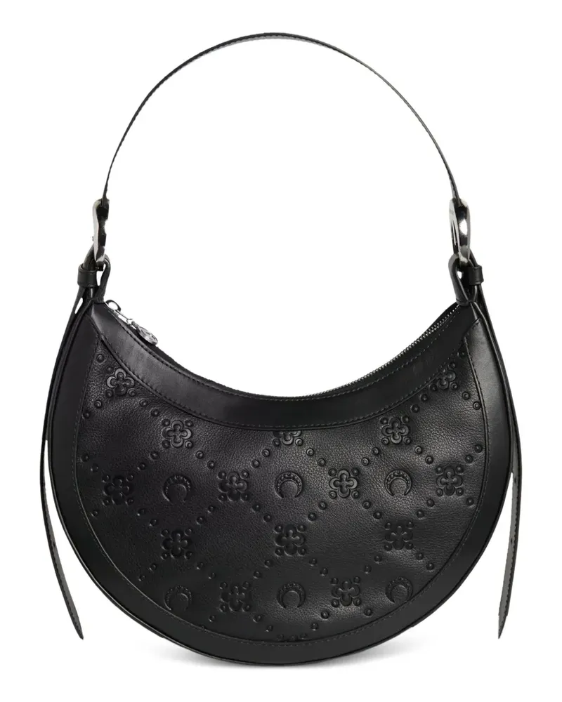 Marine Serre Handtasche mit Logo-Prägung - Schwarz Schwarz
