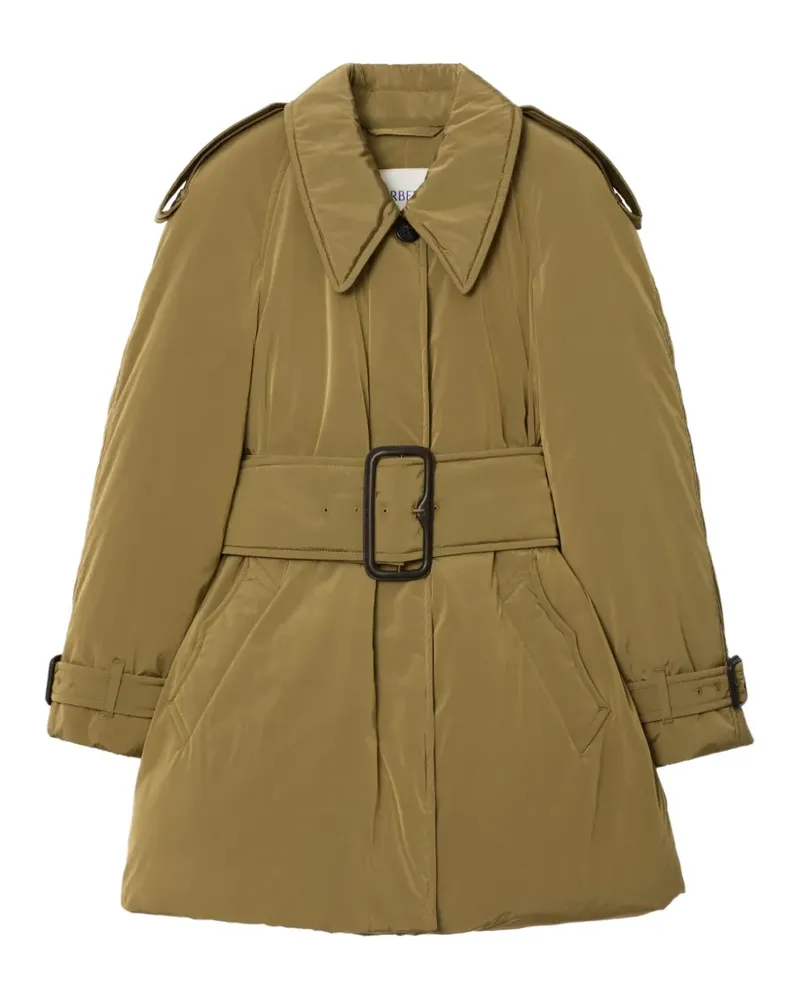 Burberry Gefütterte Jacke mit Gürtel - Nude Nude