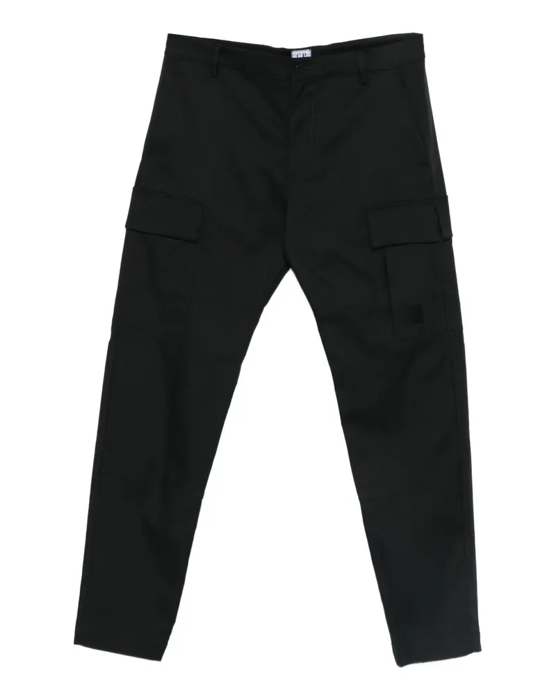 C.P. Company Hose mit aufgesetzten Taschen - Schwarz Schwarz