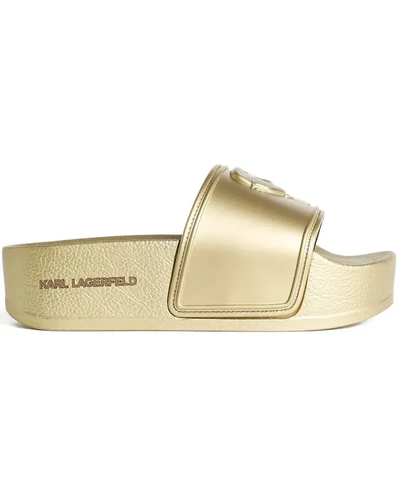 Karl Lagerfeld Ikon Kondo Pantoletten - Gold Gold