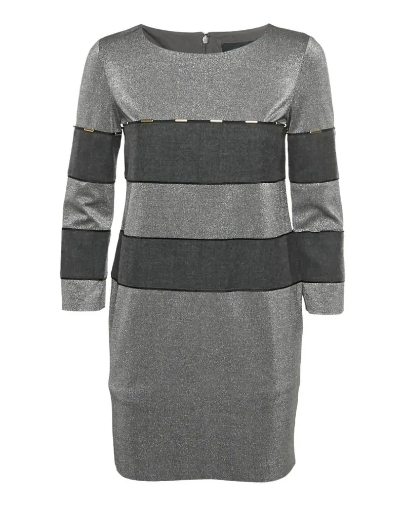 Roberto Cavalli shift mini dress - Grau Grau