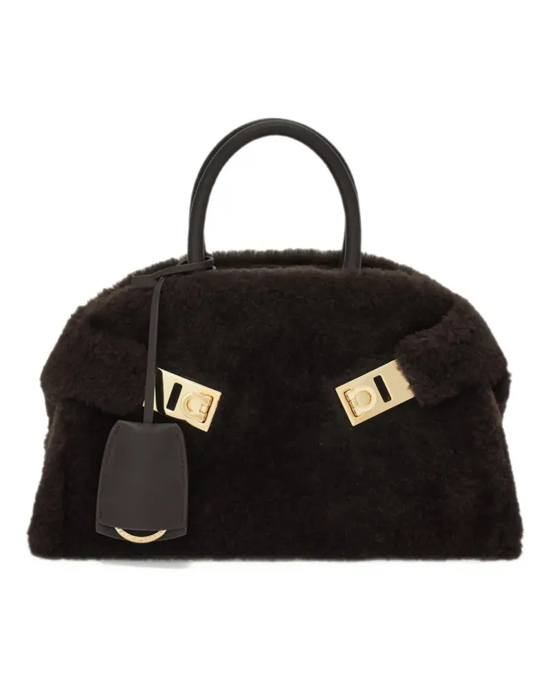 Ferragamo Hug Handtasche (XS) - Braun Braun