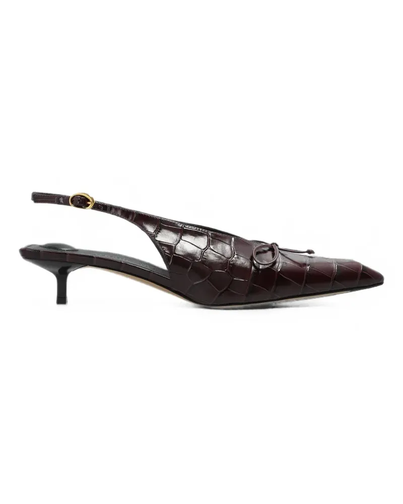 Jacquemus Cubisto Slingback-Pumps - Rot Rot
